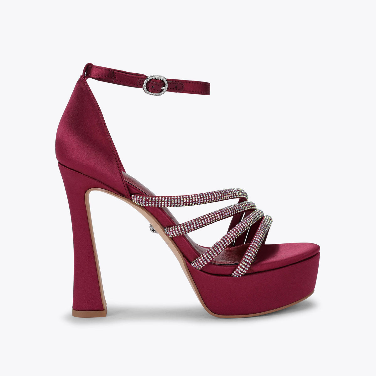 Annabel Platform Sandal red