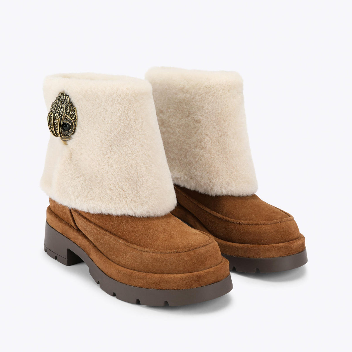 Blighty Cozy Ankle Boot in Tan Suede