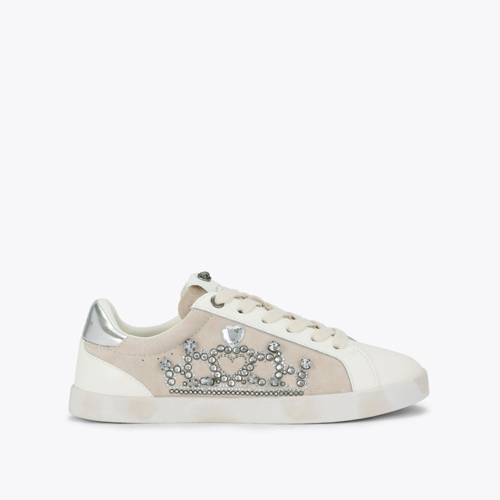Britton Crown Sneakers in White