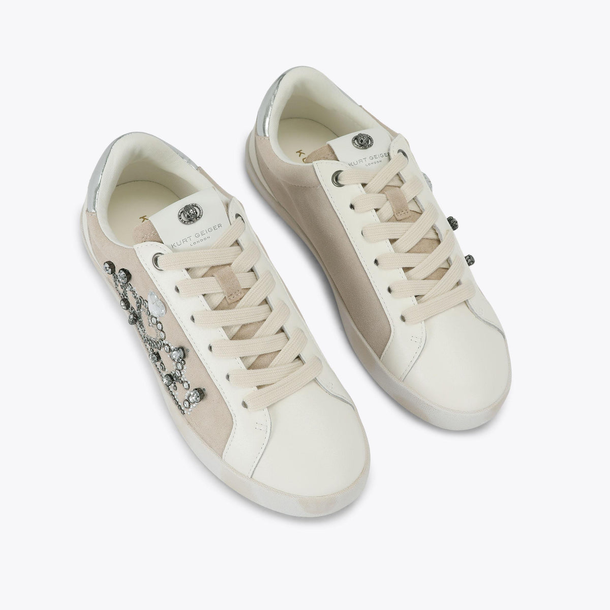 Britton Crown Sneakers in White