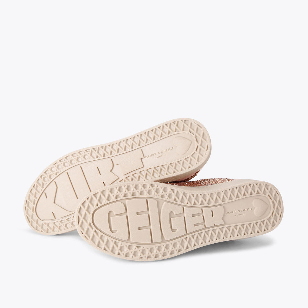 Britton Sneakers in Bronze Glitter