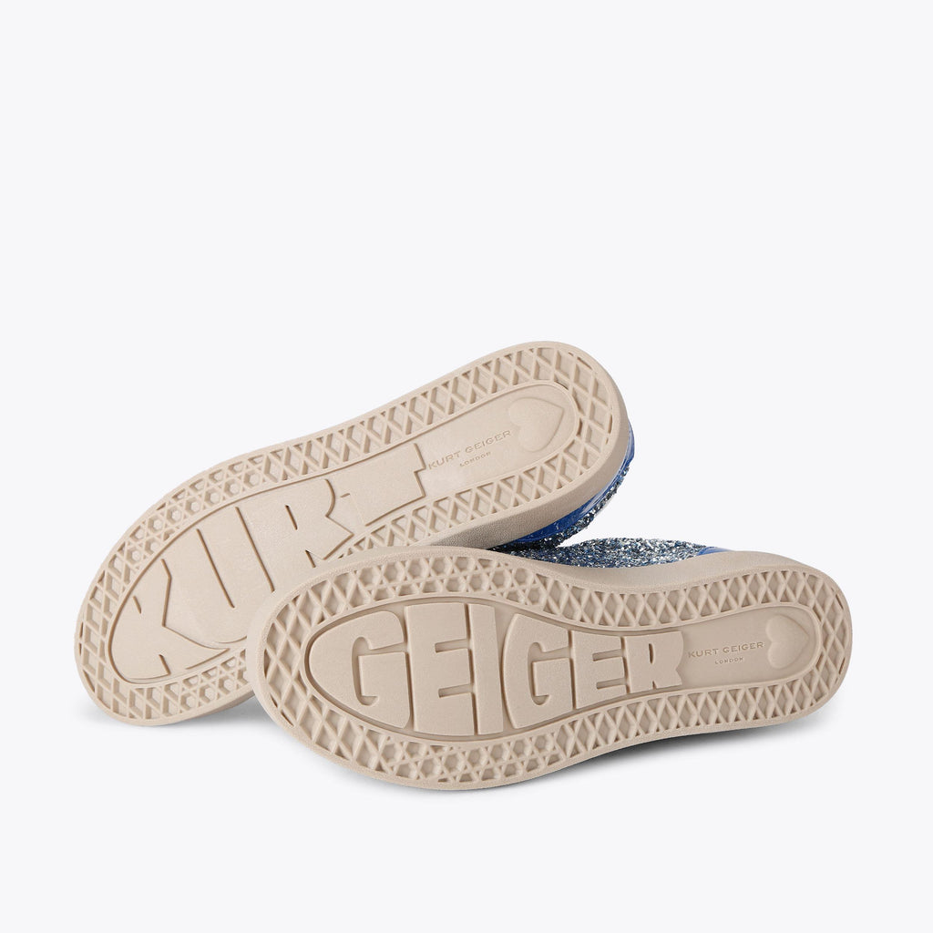 Britton Sneakers in Blue Glitter