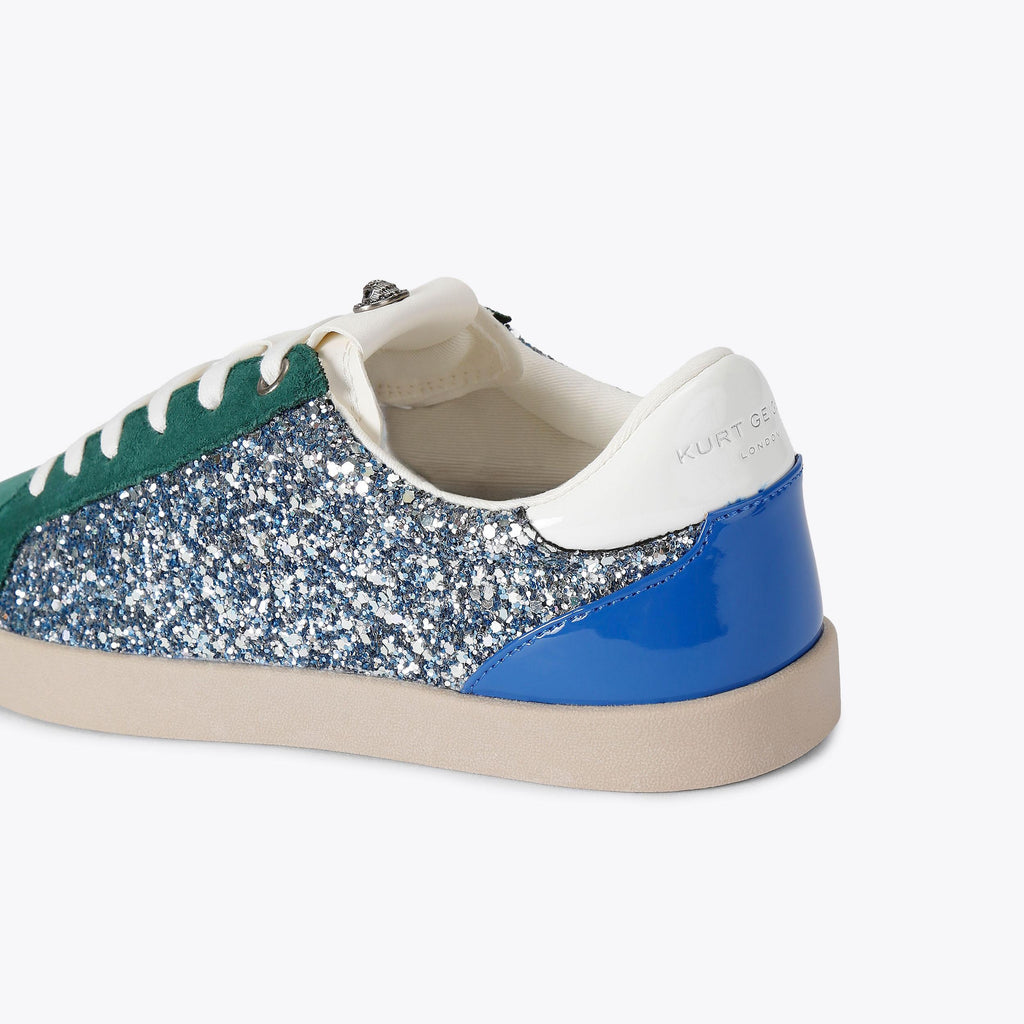 Britton Sneakers in Blue Glitter