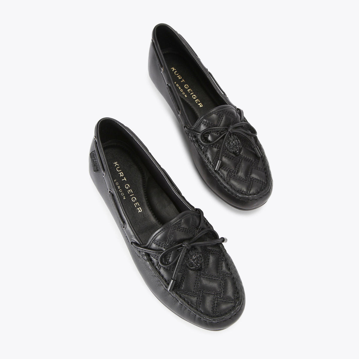 Eagle Moccasin Drench Flat in Black