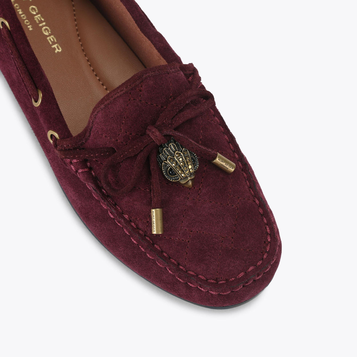 Eagle Moccasin Loafer in Red