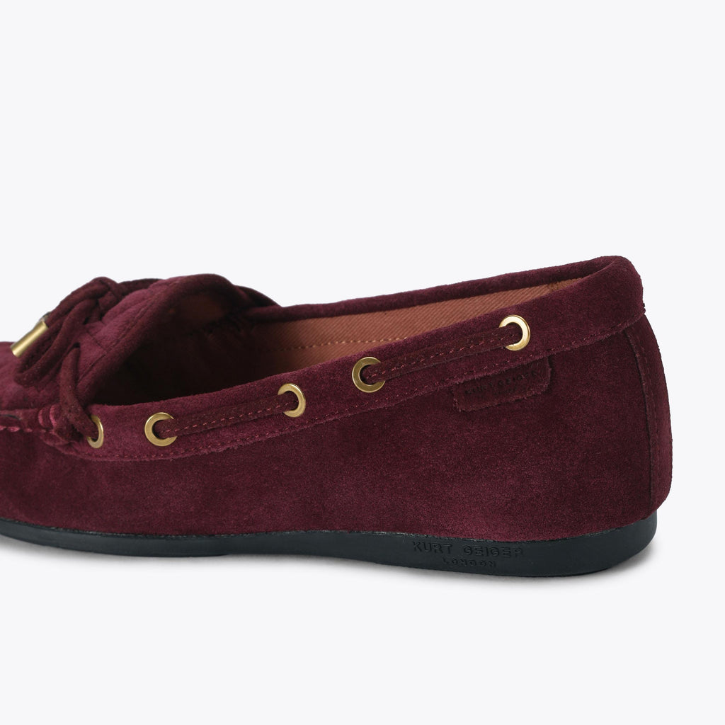 Eagle Moccasin Loafer in Red