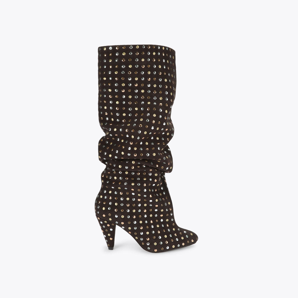 Lambeth Slouch Knee Boot in Brown