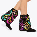 Notting Fold Over Boot black