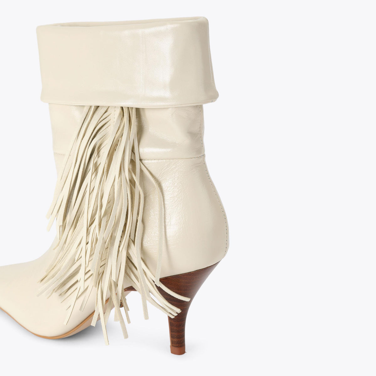 Piccadilly Slouch Boot in Bone Leather