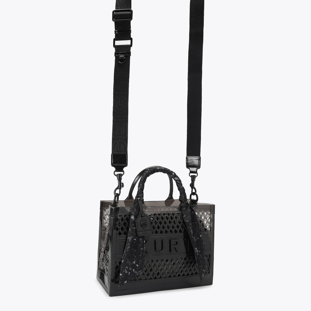 Small Jelly Drench Tote Bag black