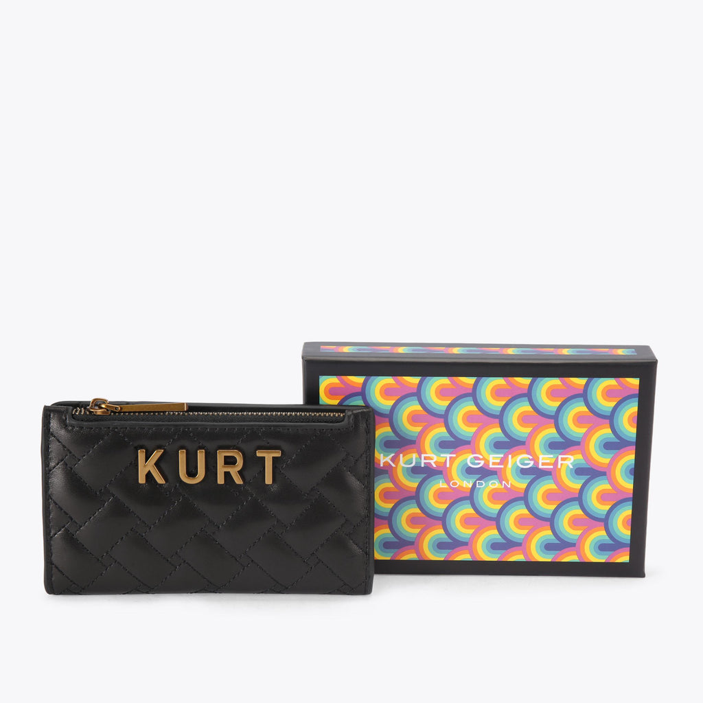 Kensington Bifold Wallet Kurt in Black Leather
