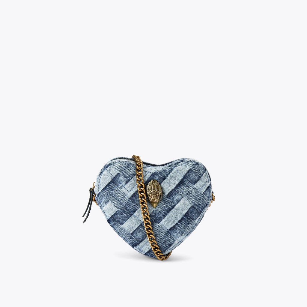 Kensington Heart Crossbody Bag in Blue