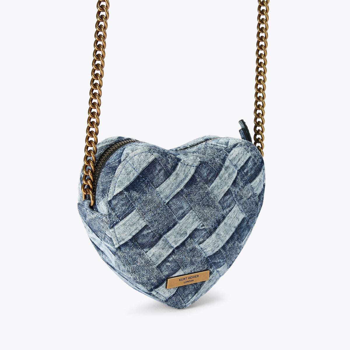 Kensington Heart Crossbody Bag in Blue