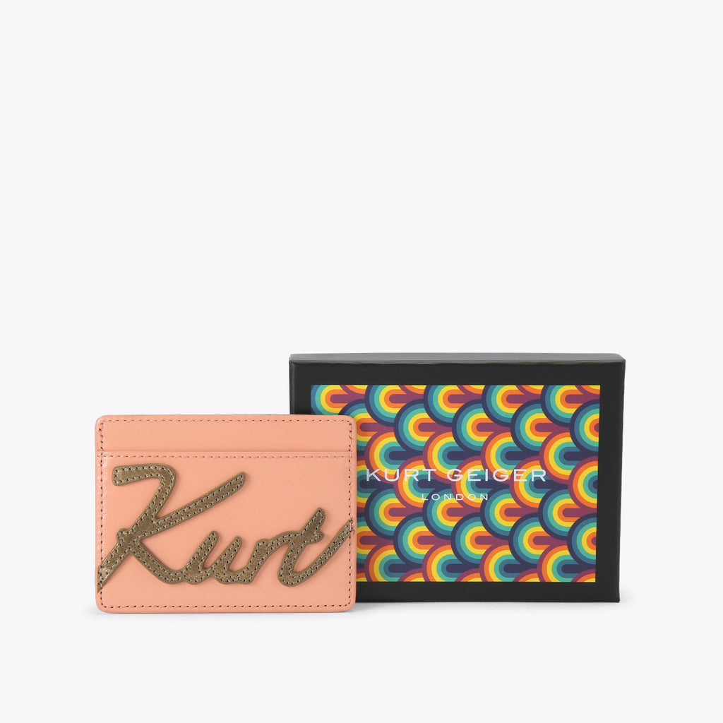 Kurt Card Holder in Blush Patent Leather