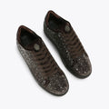 Lennon Crystal Sneaker brown