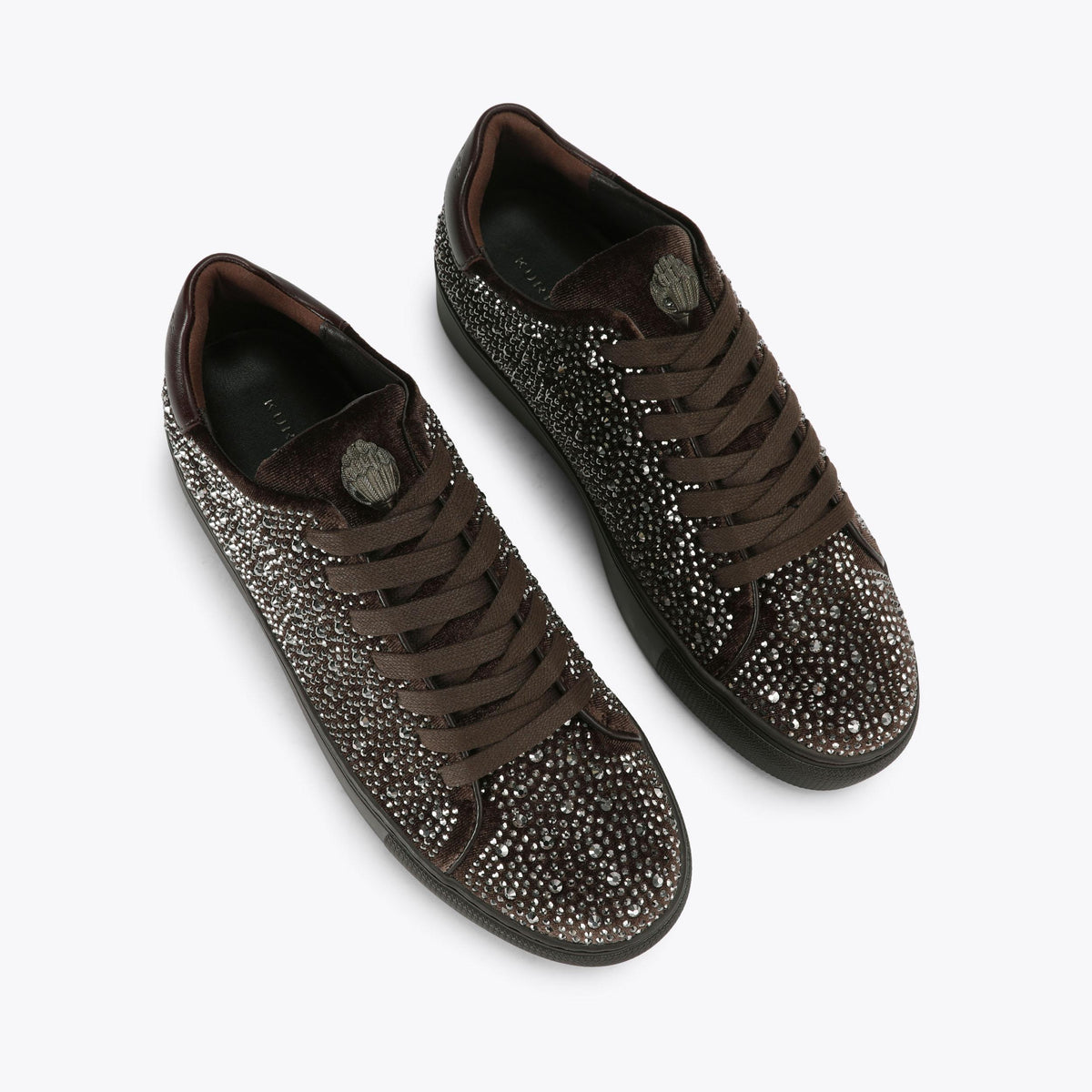 Lennon Crystal Sneaker brown