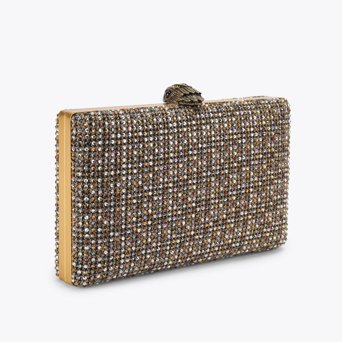 Crystal Kensington Clutch beige