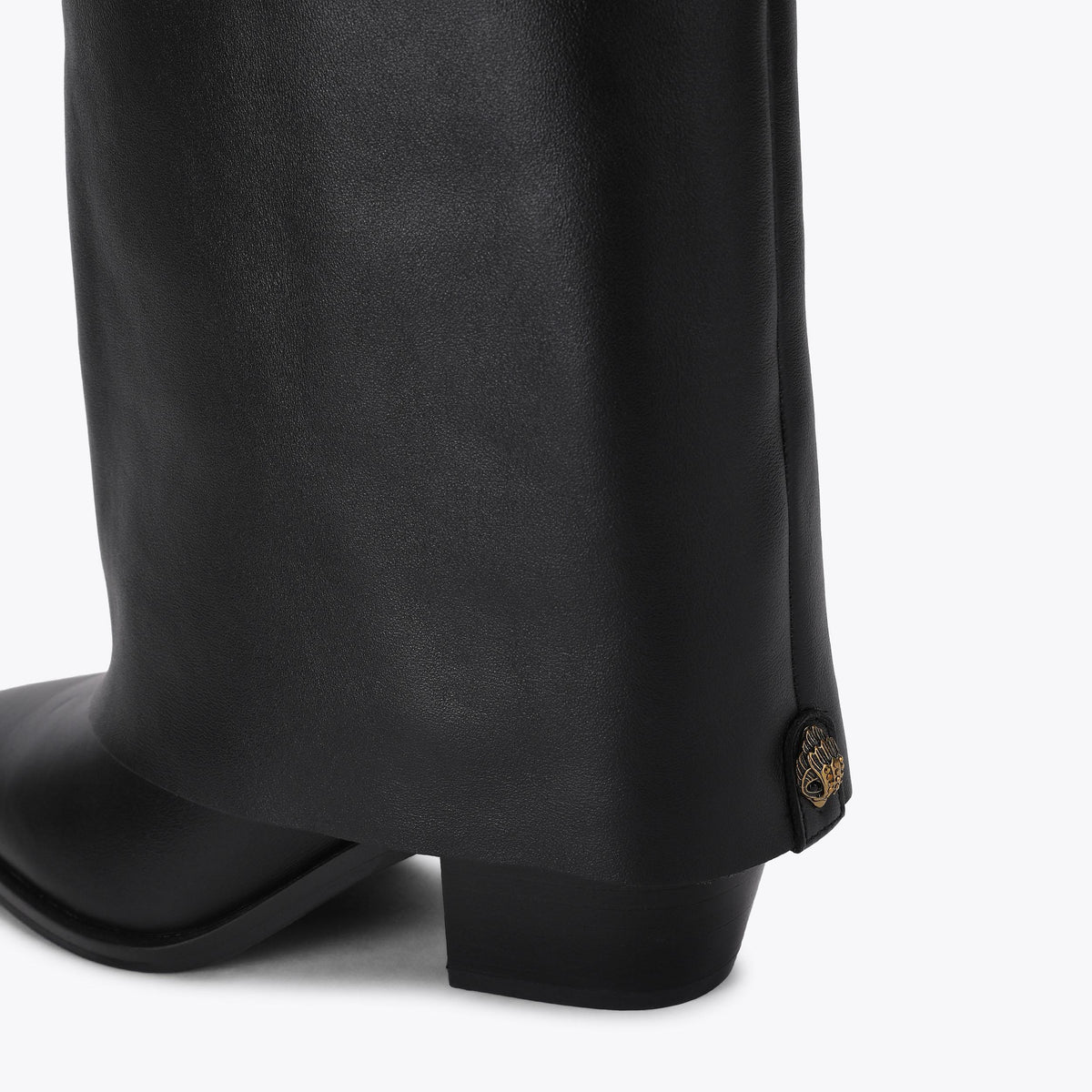 Chiltern Folded Boot in Black Leather