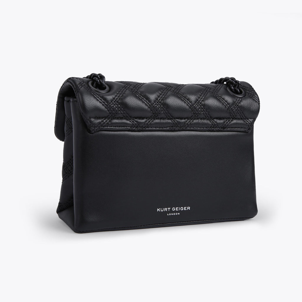 Mini Kensington Drench Shoulder Bag in Black