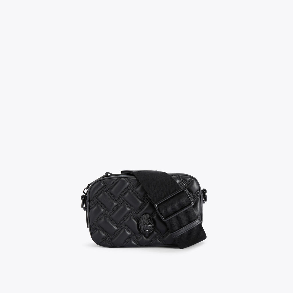 Small Kensington Drench Camera Crossbody Bag in Black