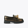 Bow Crystal Loafer metallics
