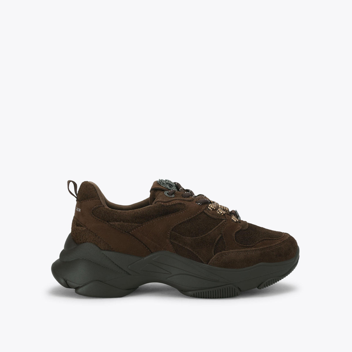 Starlight Runner Sneakers in Dark Brown Suede