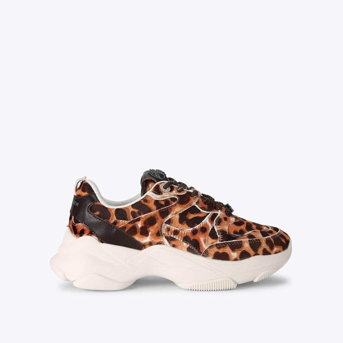 Starlight Runner Sneakers in Tan Leopard Leather