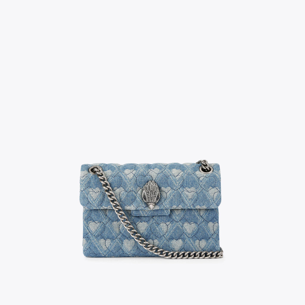 Mini Kensington Soft Shoulder Bag in Blue