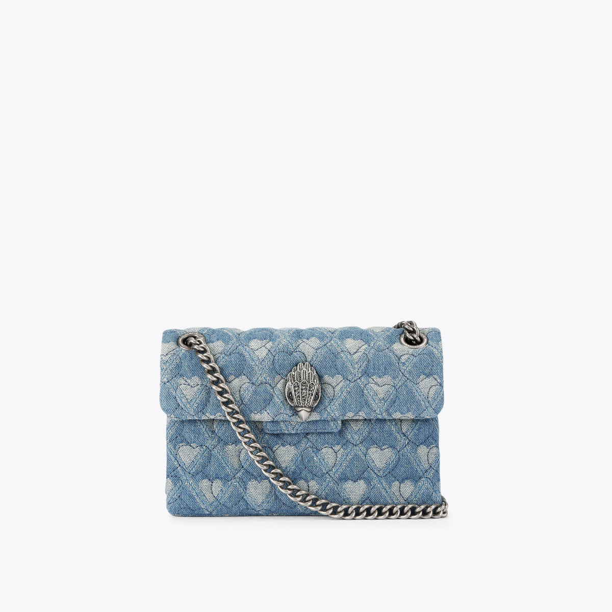 Mini Kensington Soft Shoulder Bag in Blue