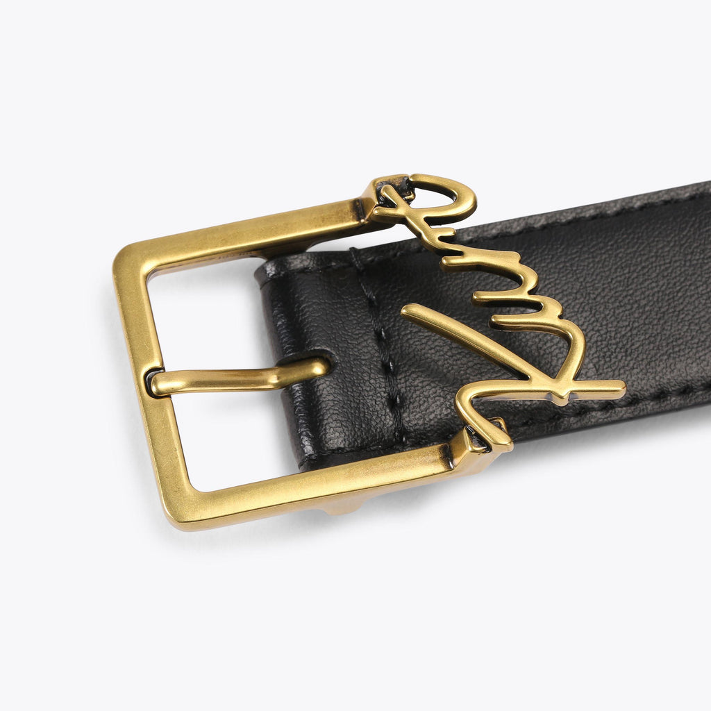 Kurt 30 Smooth Belt in Black Leather