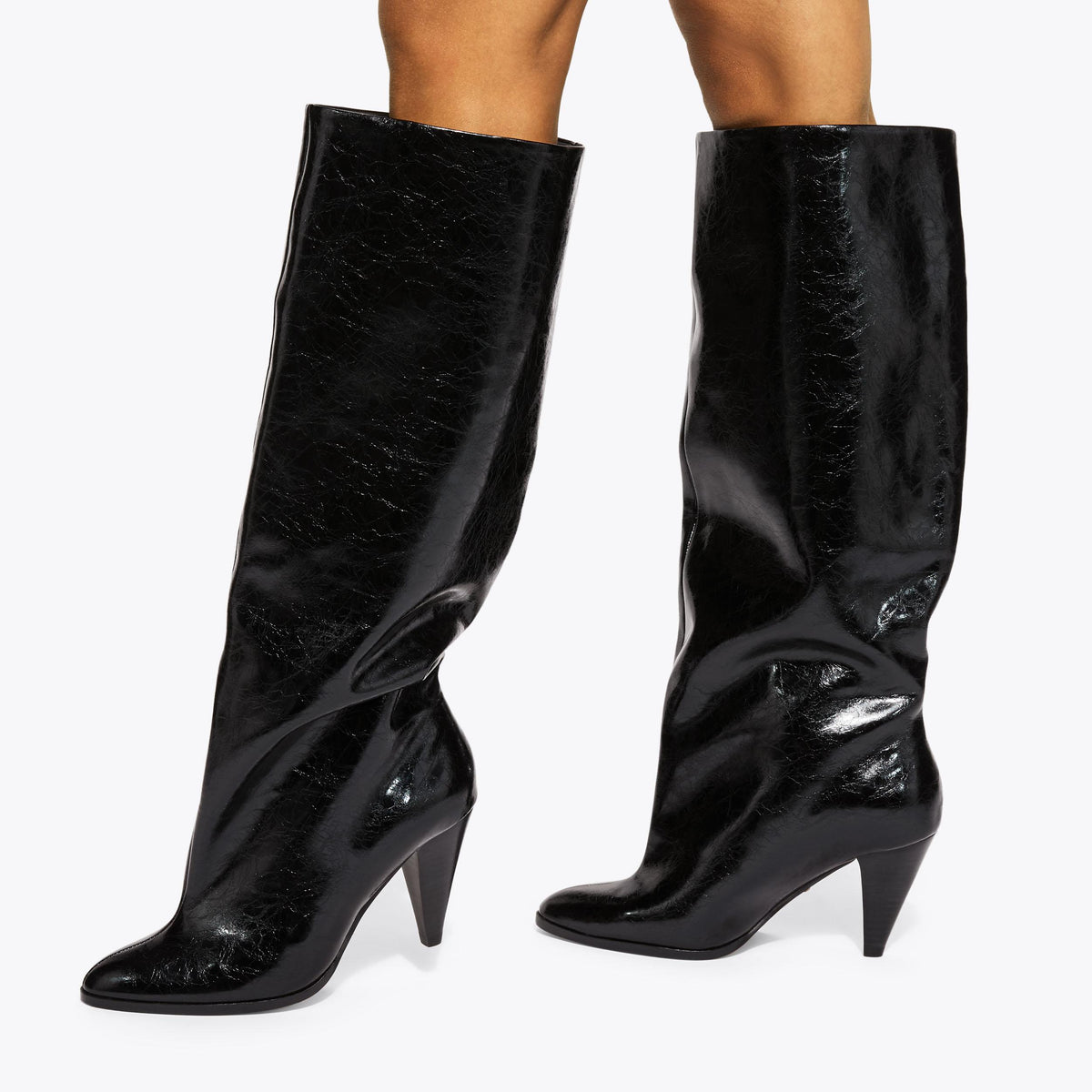 Edward Slouchy Boot in Black