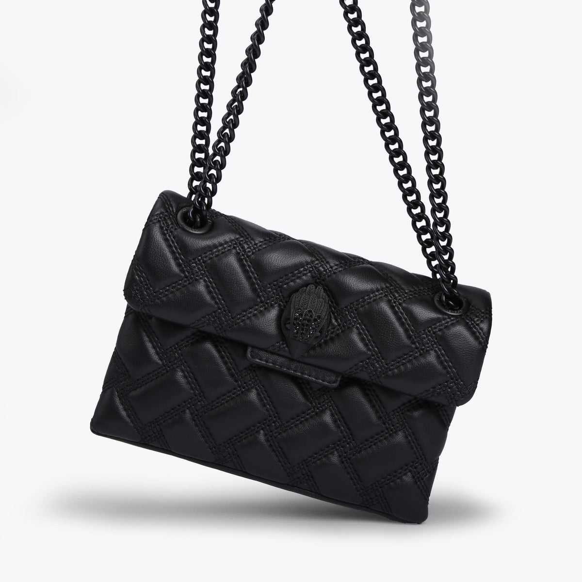 Mini Kensington Drench Shoulder Bag in Black