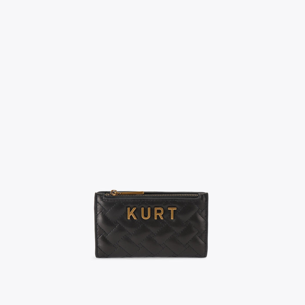 Kensington Bifold Wallet Kurt in Black Leather