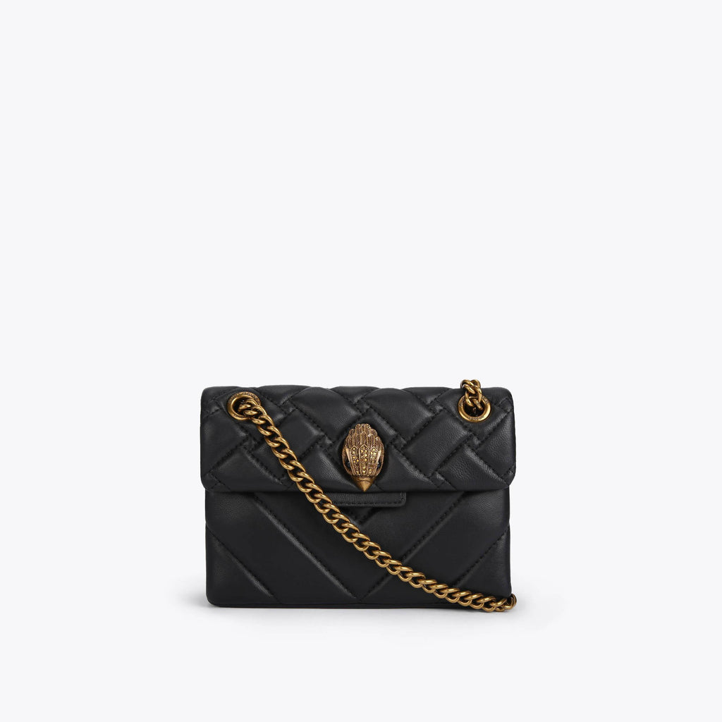 Mini Leather Kensington Bag black