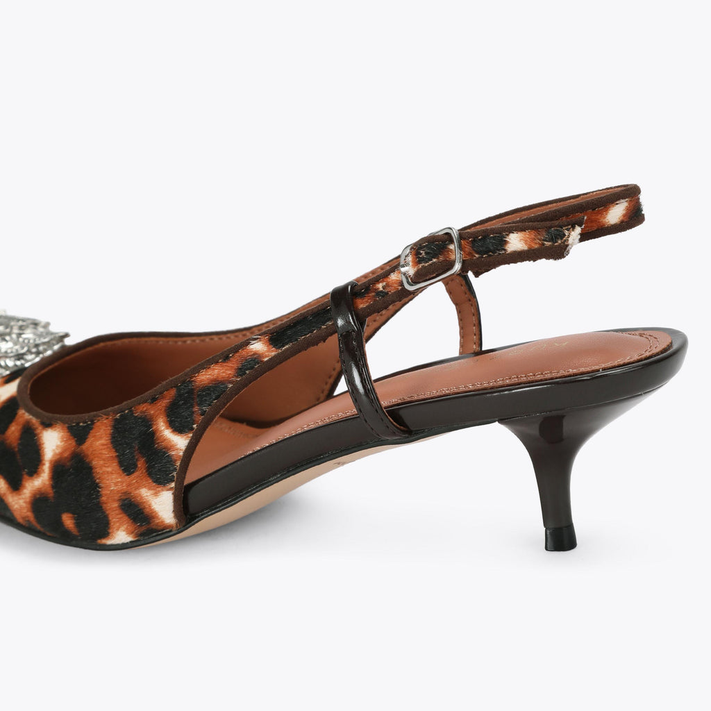Belsize 40 Slingback Heel in Tan
