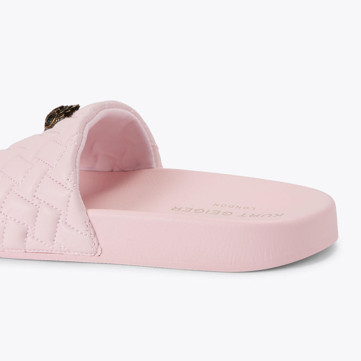 Meena Eagle Slide Sandals in Pale Pink