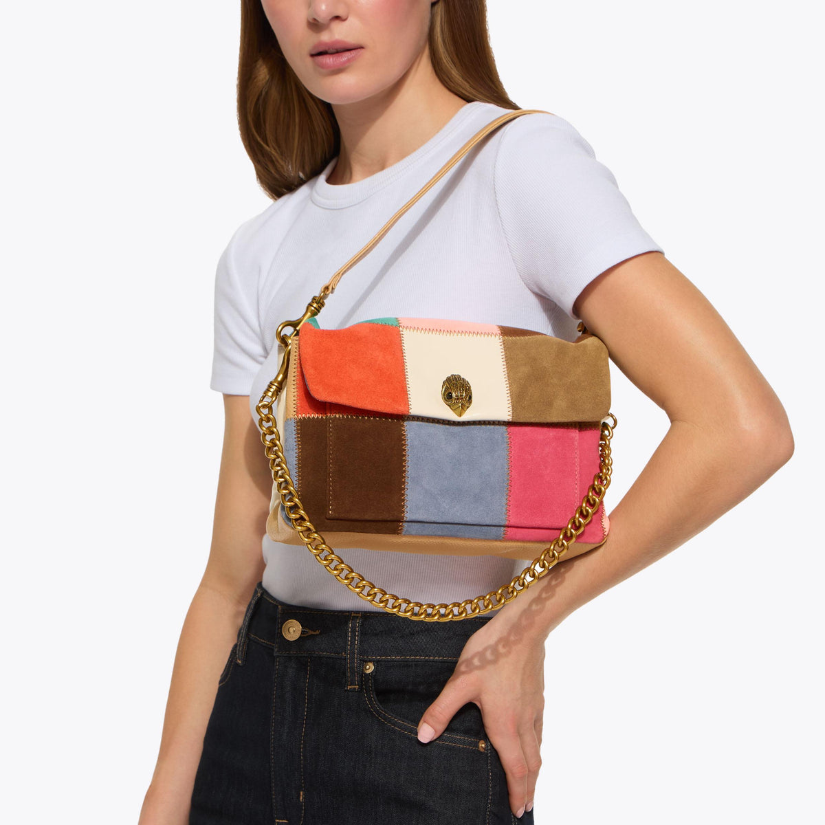 Celia Shoulder Bag in Multi Colour
