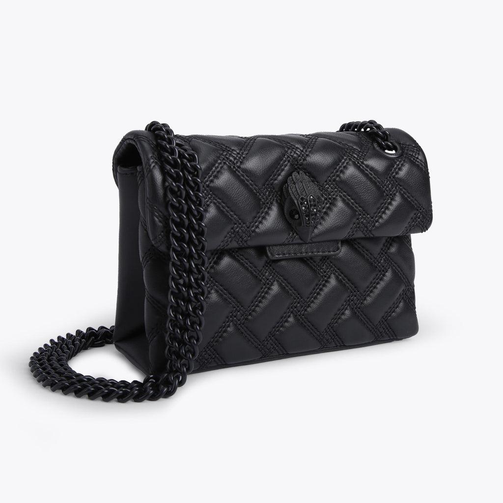 Mini Kensington Drench Shoulder Bag in Black