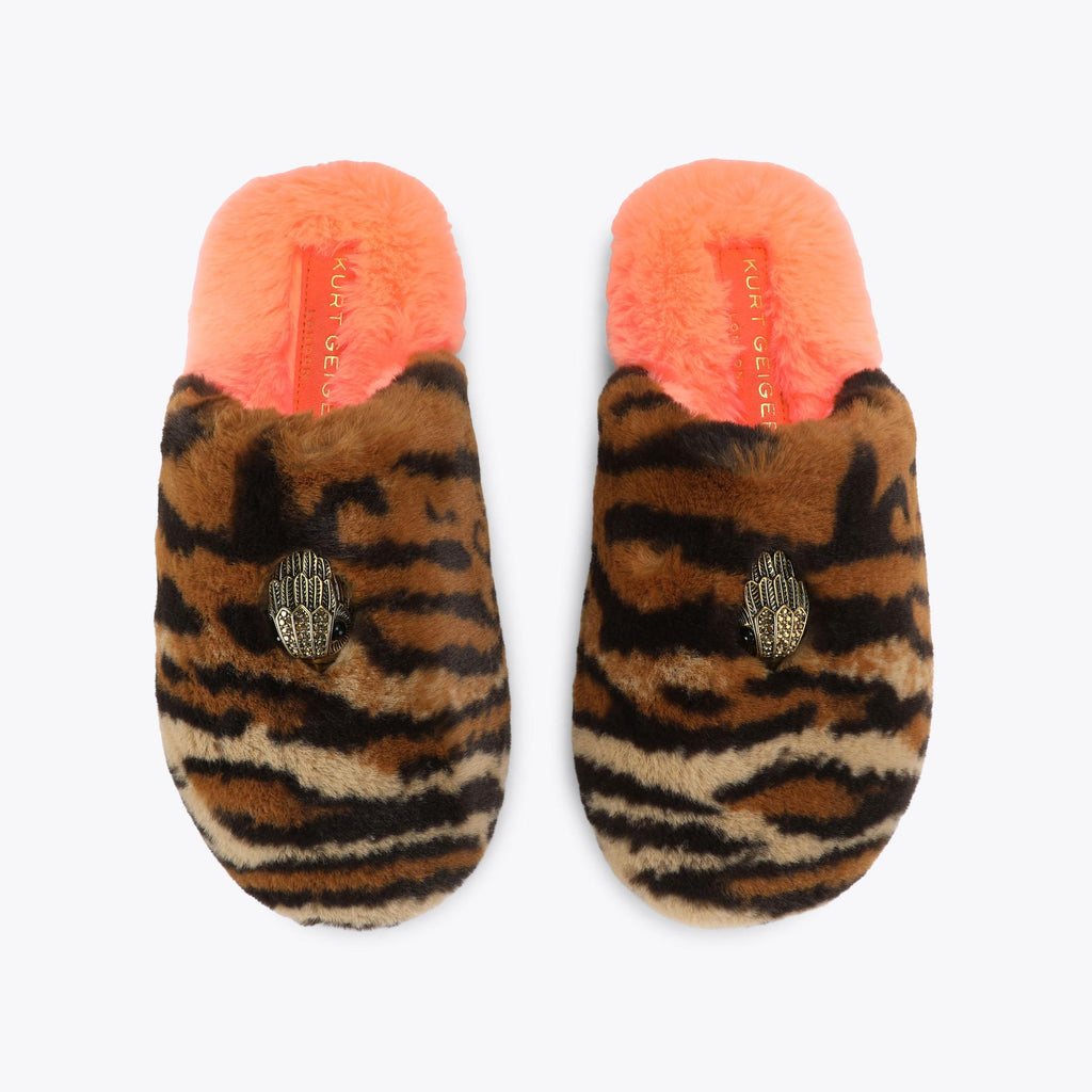 Kensington Slippers in Tiger Print Multi