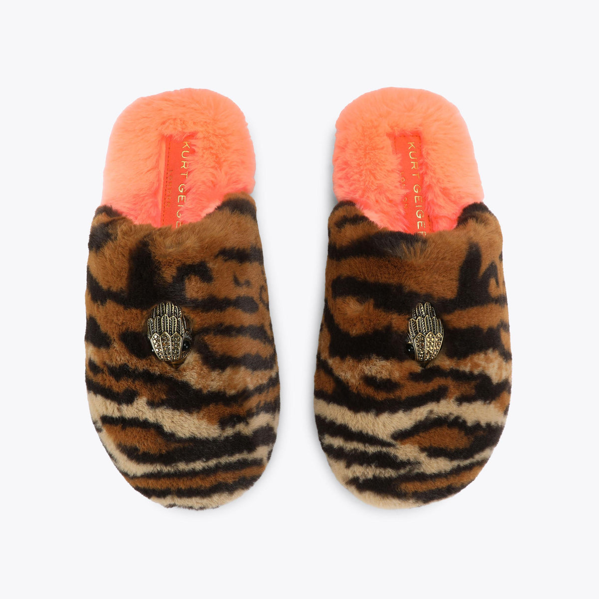 Kensington Slippers in Tiger Print Multi