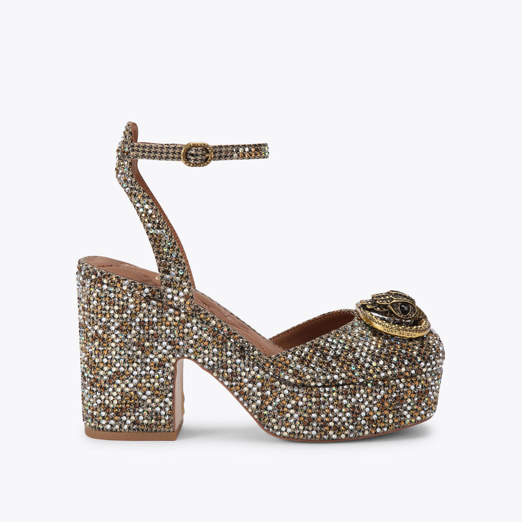 Chelsea Closed Platform Heel beige
