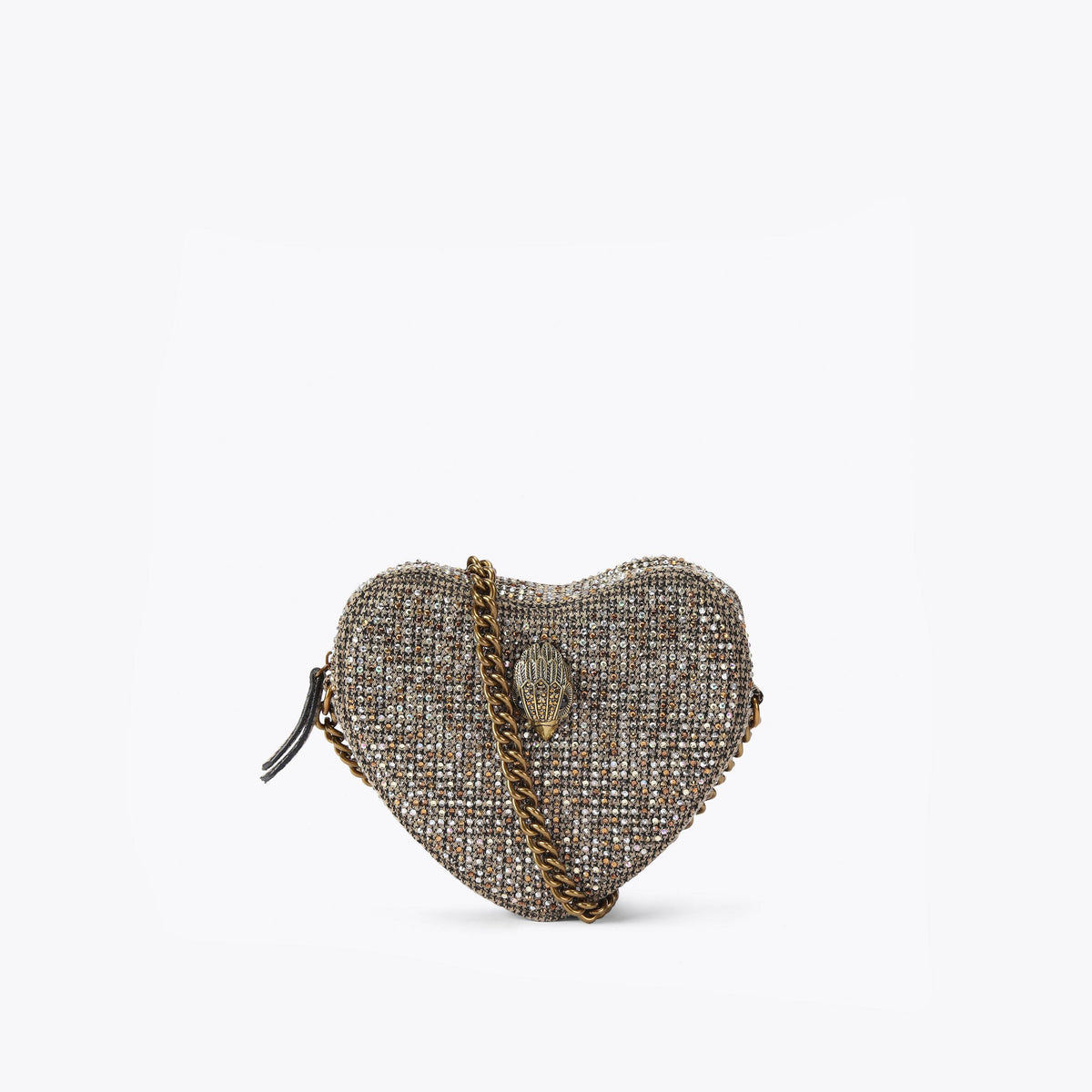 Kensington Heart Shoulder Bag in Beige