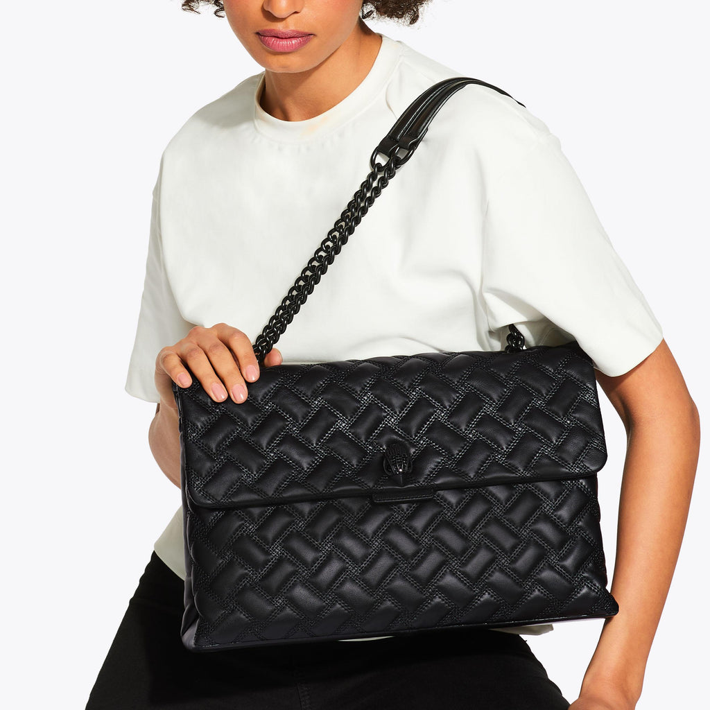 XXL Kensington Drench Shoulder Bag in Black