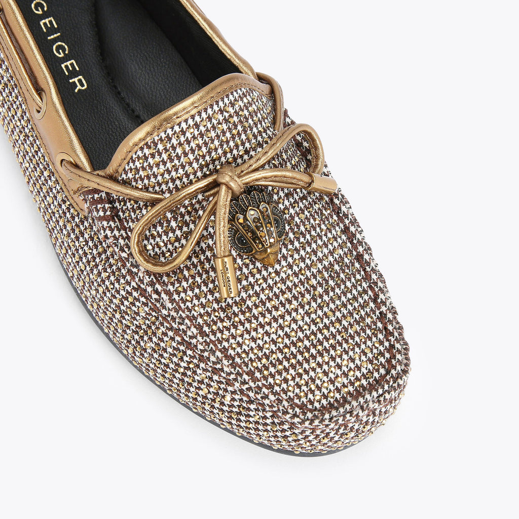 Eagle Moccasin Loafer in Beige