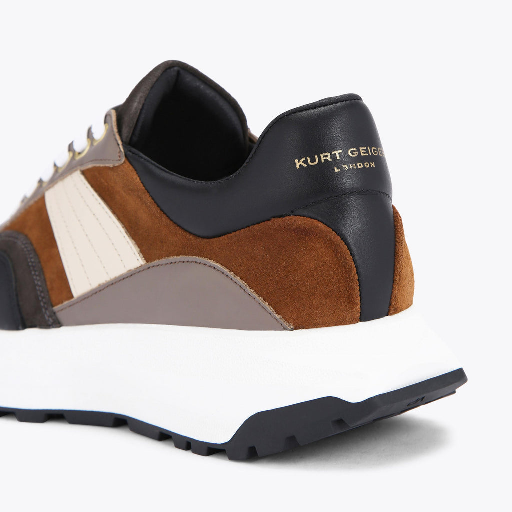Mens Gaspar Casual Sneaker in Brown