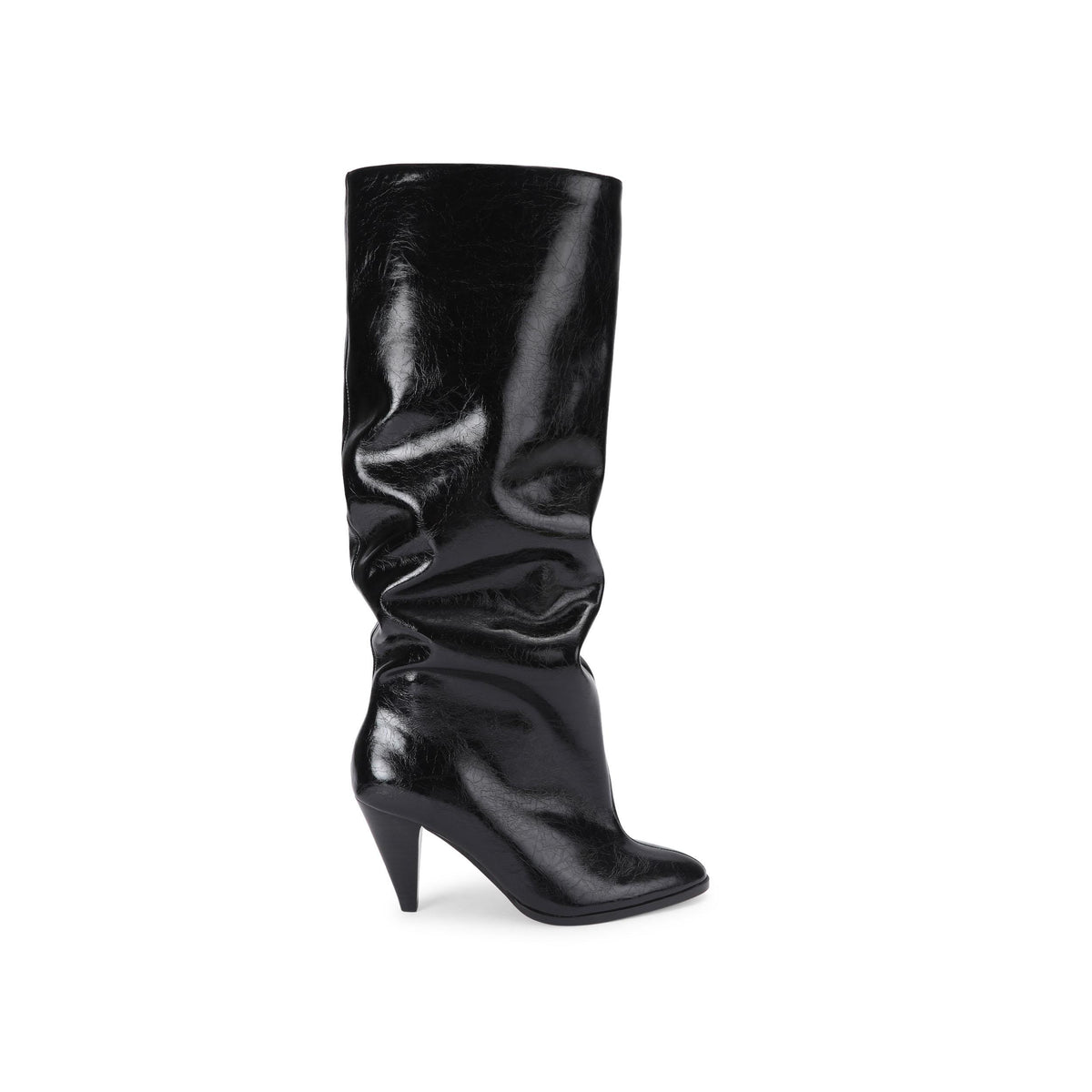 Edward Slouchy Boot in Black