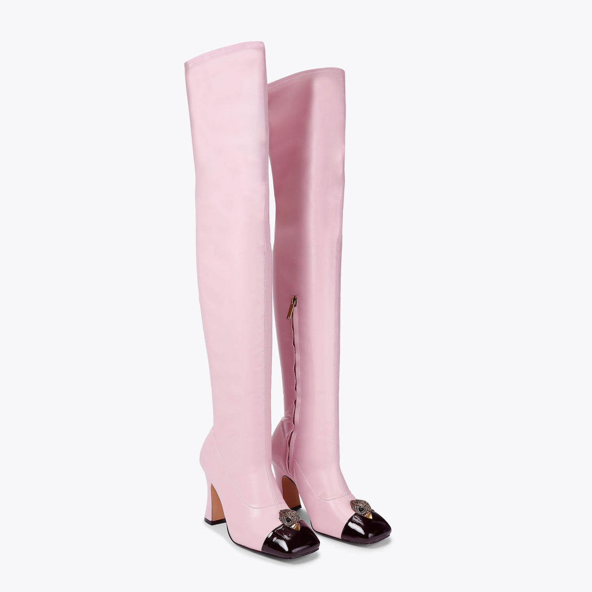 Belgravia Cap Over Knee Boot in Purple