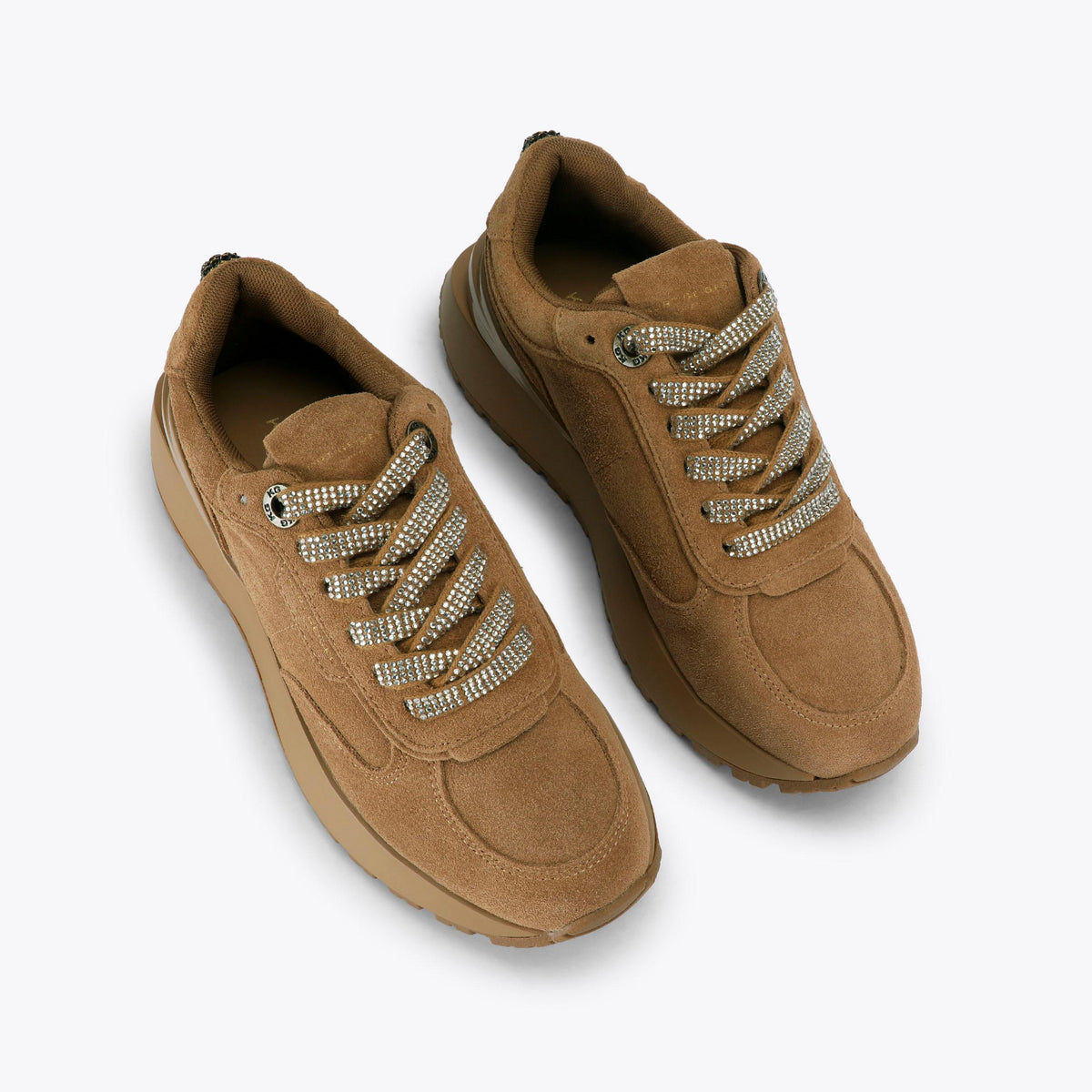 Metro Runner Sneakers in Camel Suede