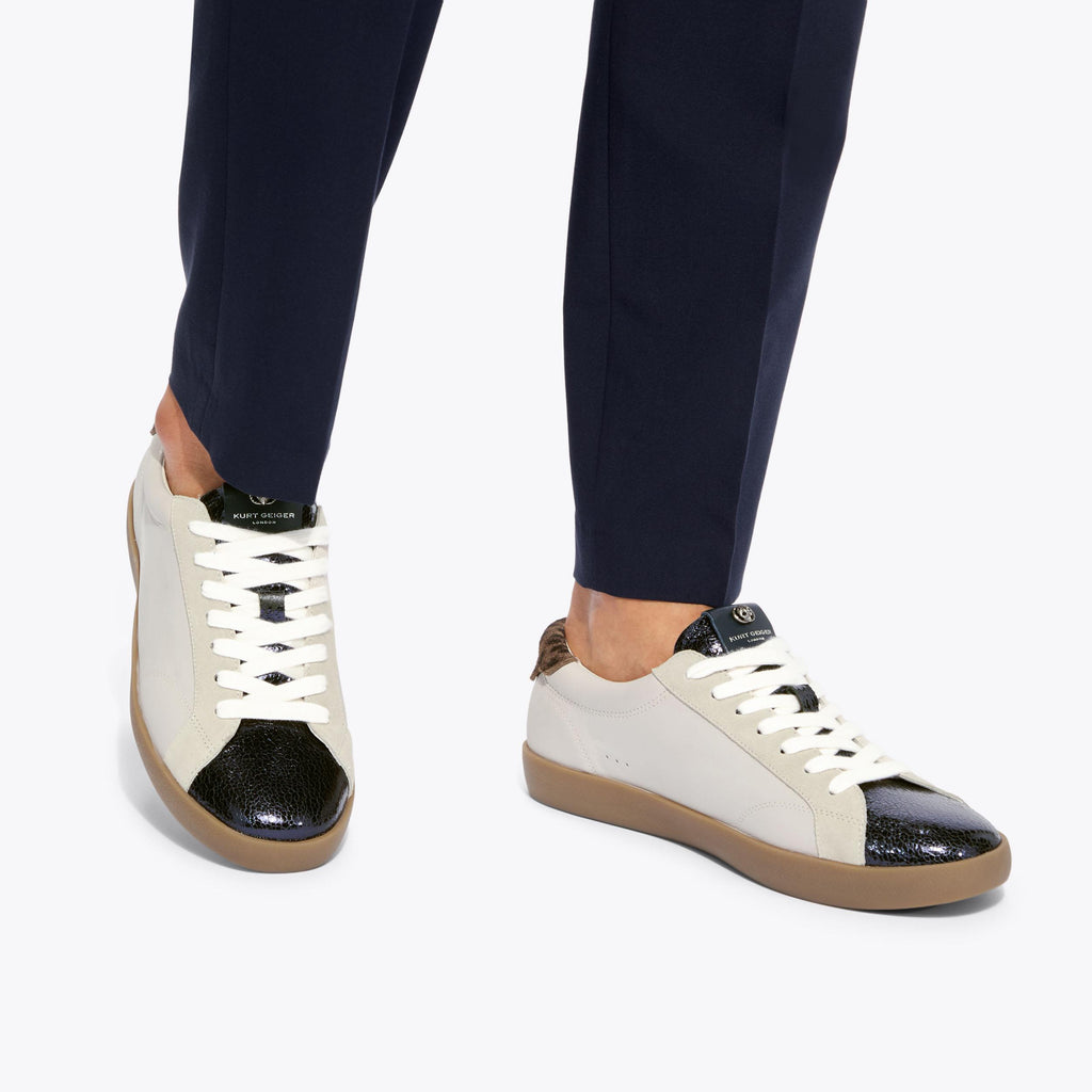 Strand Low-Profile Sneaker in White Leather