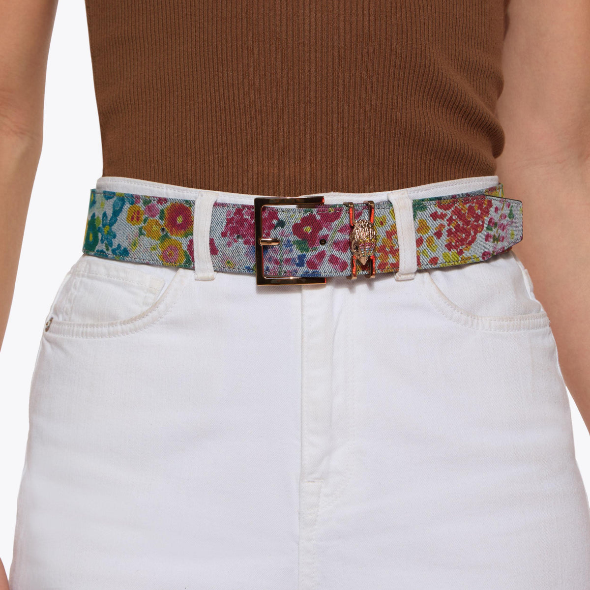 Shoreditch 40 Printed Belt in Multi Colour